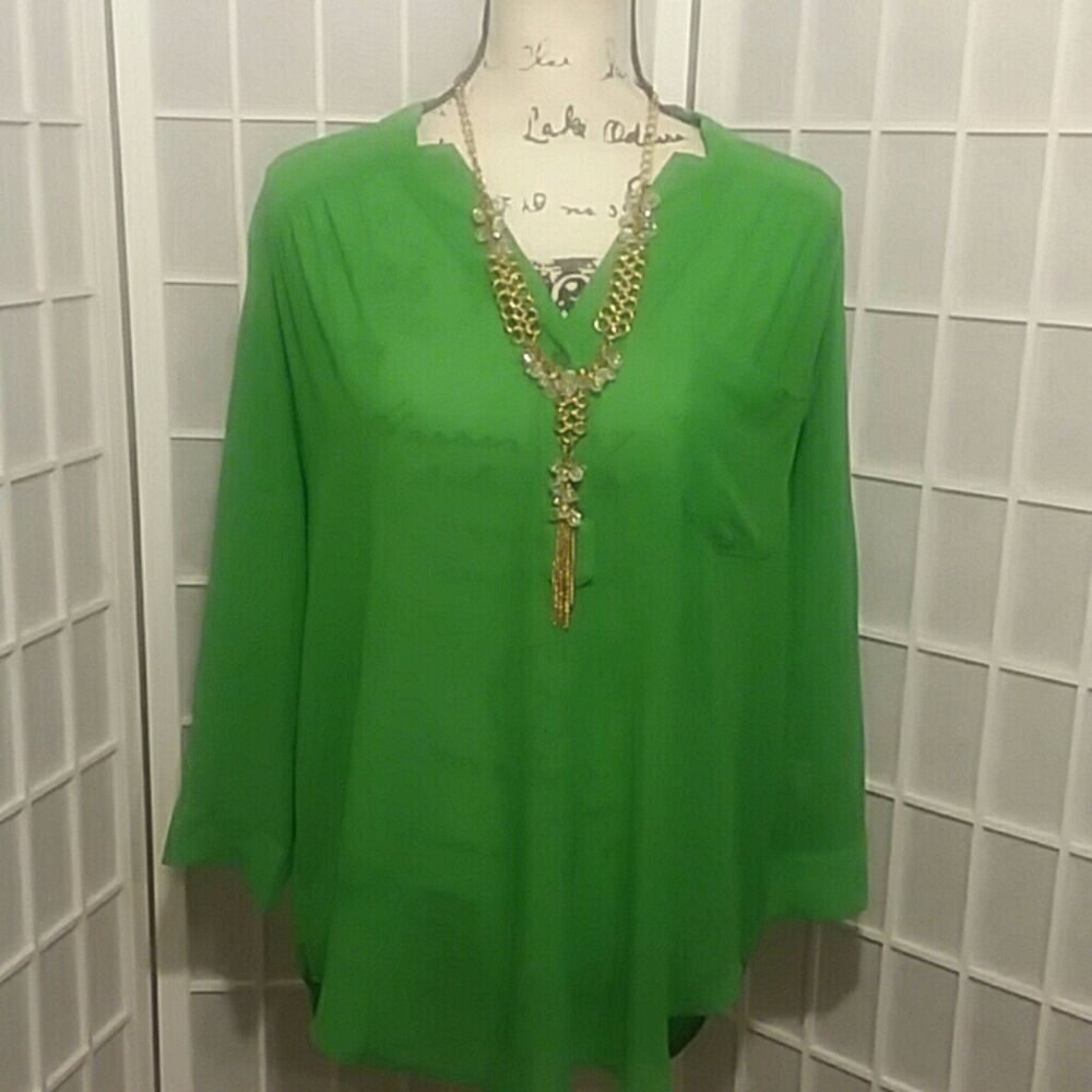 Sheer blouse